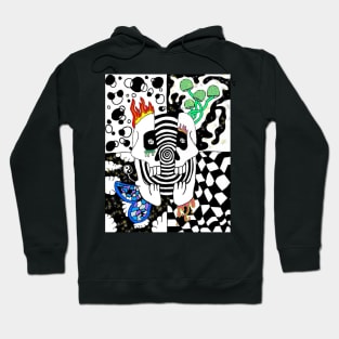 Black and White Wonderland Hoodie